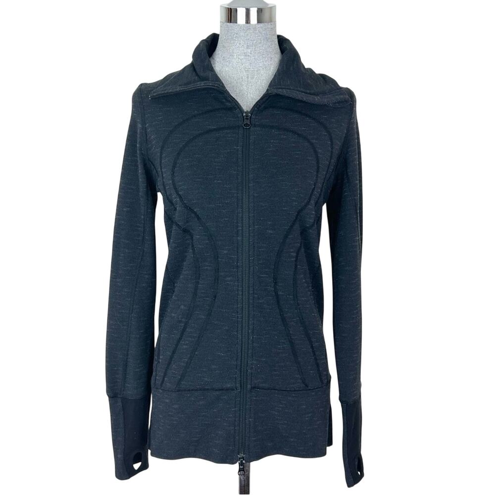 Lululemon In Stride Jacket - black Pique - fair condition